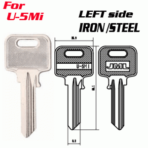 M-088 Steel Iron U5Mi Left side key blanks supplier