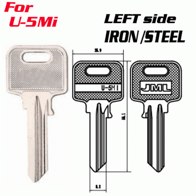 M-088 Steel Iron U5Mi Left side key blanks supplier