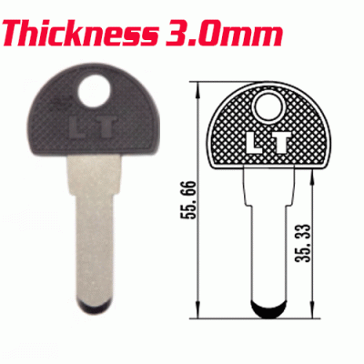 K-174 New type LT Thickness 3.0MM House key Blanks