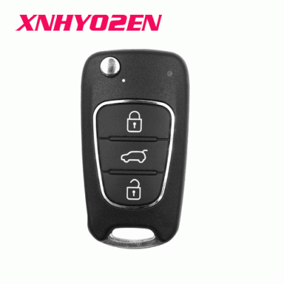 XNHY02EN Wireless Remote Key Hyundai Flip 3 Buttons
