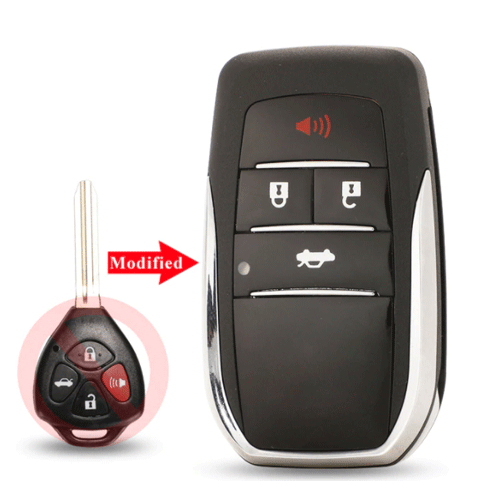 New Style Flip Key Modified Case Shell For Toyota Vehicles Remote Key 3 Buttons 