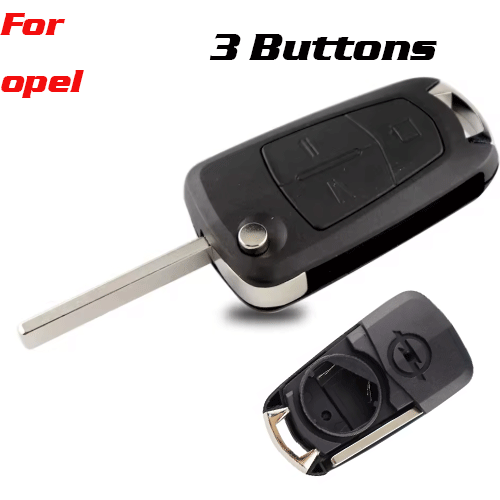 CKS-158 3 Button Remote Folding Car Key Case Shell For opel