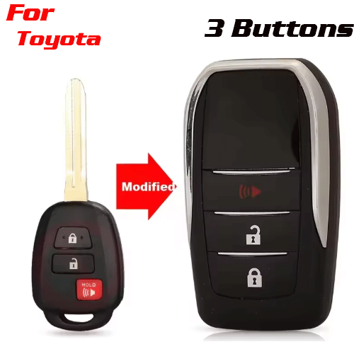 CKS-547 modification Car key shell For Toyota 3 Buttons