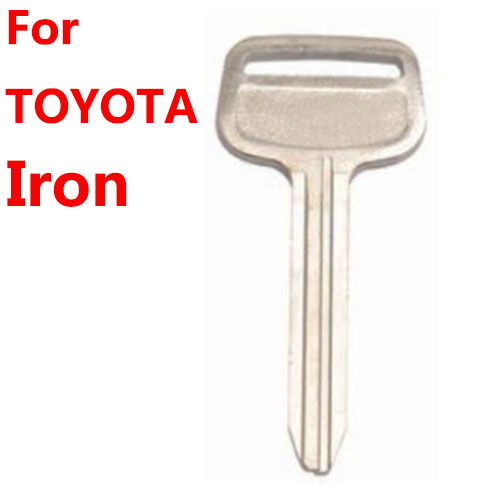 KS179 For iron Blank car key suppliers Toyota toy43Steel Metal Car key