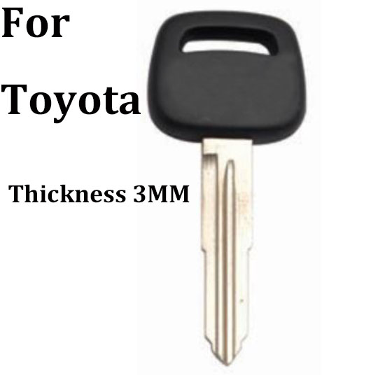 P009 Thickness 3MM BIG HEAD BLANK CAR KEYS FOR TOYOTABrass Plastic car key blanks