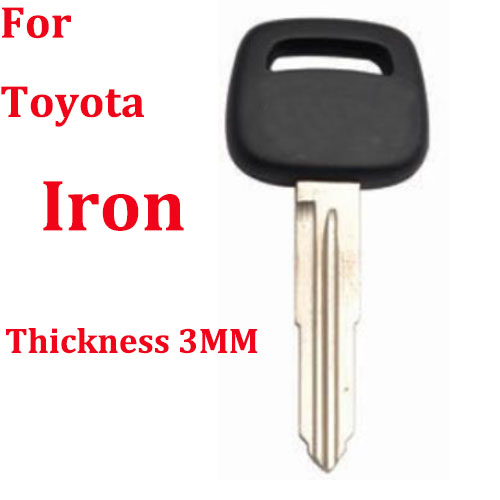 P009A For Thickness 3mm Toyota car key blanks iron materialSteel Plastic car key