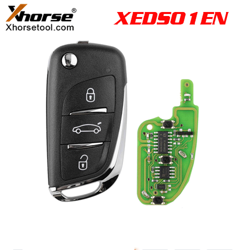 XEDS01EN Super Remote Key DS 3 Buttons