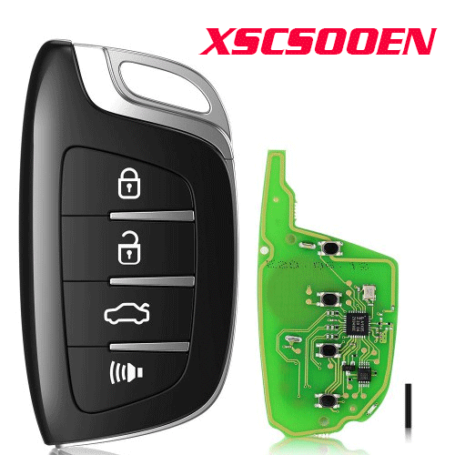 XSCS00EN Smart Remote Key Colorful Crystal 5 Buttons Keyblank