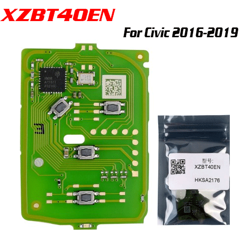 XZBT40EN Remote Key Honda 4 Buttons PCB